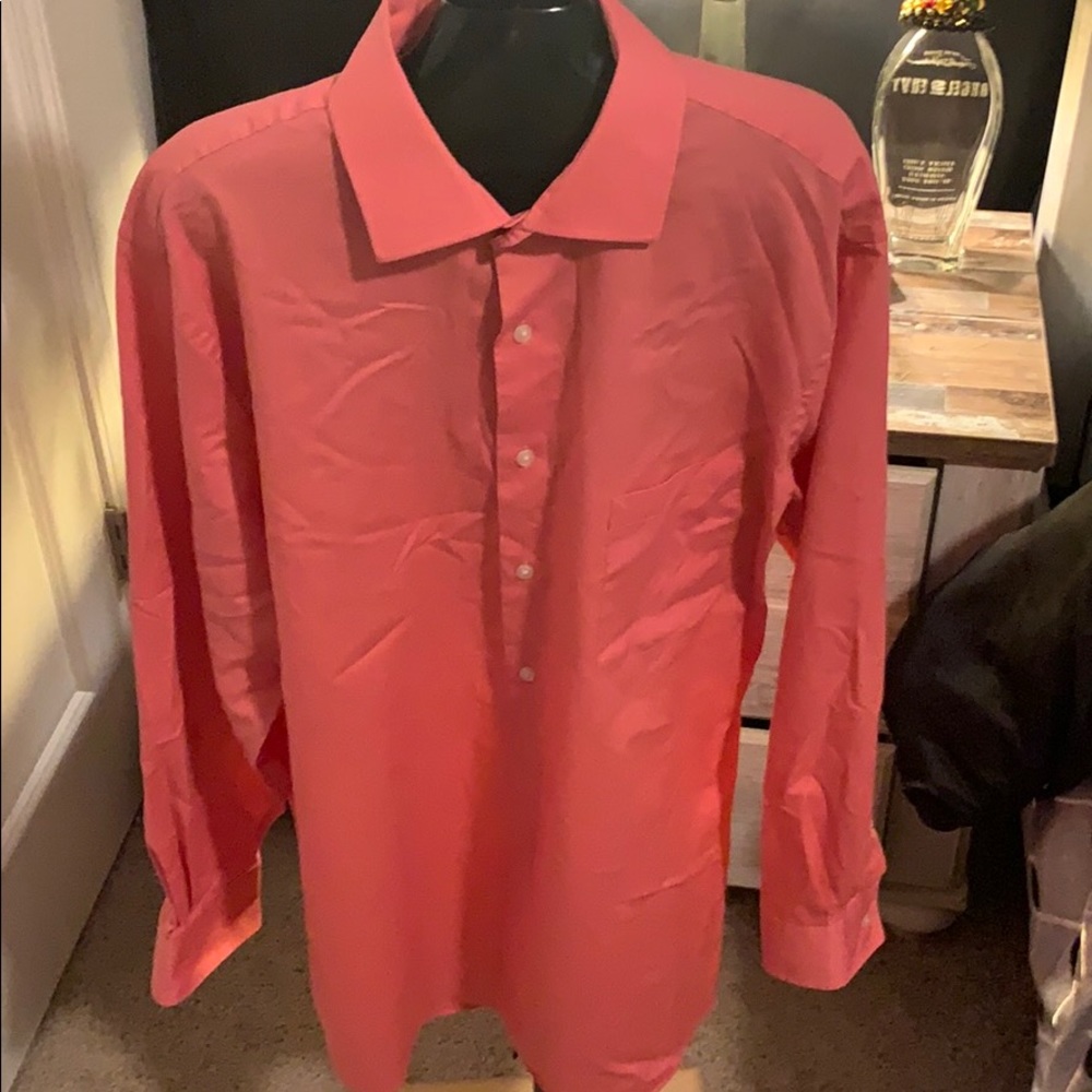 Van Heusen Flex Collar Regular Fit 161/2 Pink